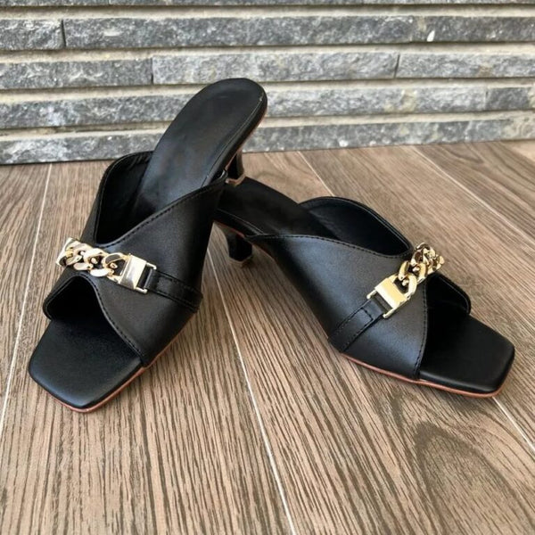 Chain Mini Heel